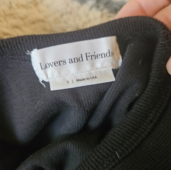 Lovers And Friends Ribbed Low Back Mini Dress Size Small - Picture 6 of 6